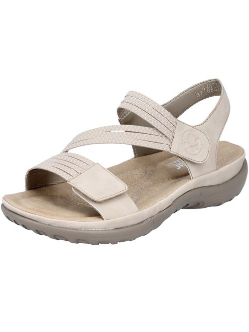 Rieker Sandaler  lysebeige / hvid