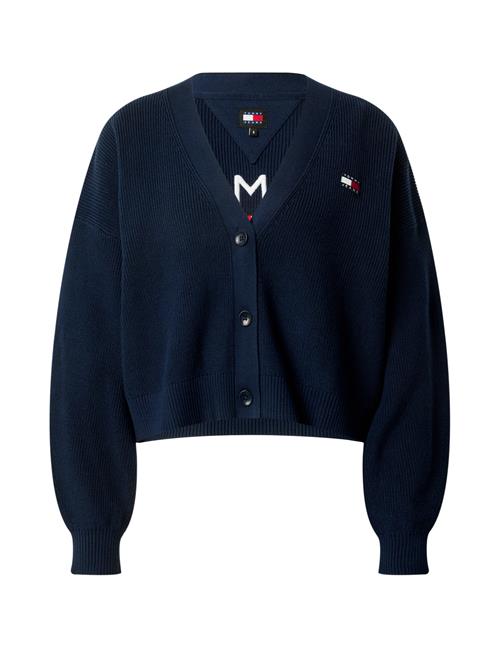 Tommy Jeans Cardigan  navy / rød / hvid