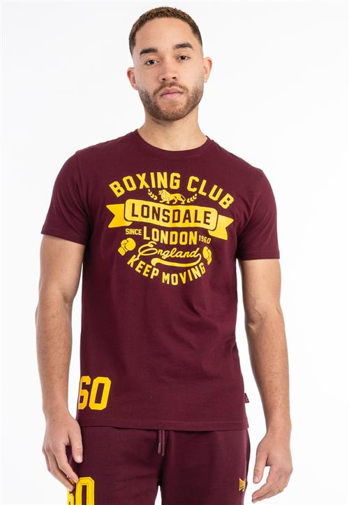 LONSDALE Bluser & t-shirts 'Gruting'  curry / vinrød