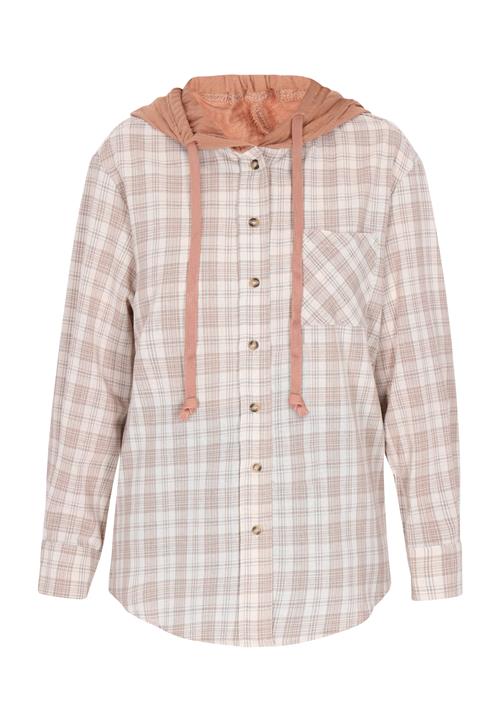 usha BLUE LABEL Overgangsjakke  beige / brun / orange