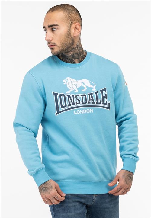 Lonsdale London Sweatshirt 'Lawins'  navy / lyseblå / hvid