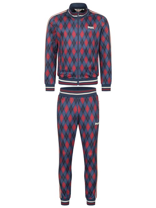 LONSDALE Joggingdragt 'Redford'  navy / rød / hvid