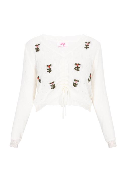 MYMO Pullover 'Comfy'  gran / lyserød / lys rød / hvid