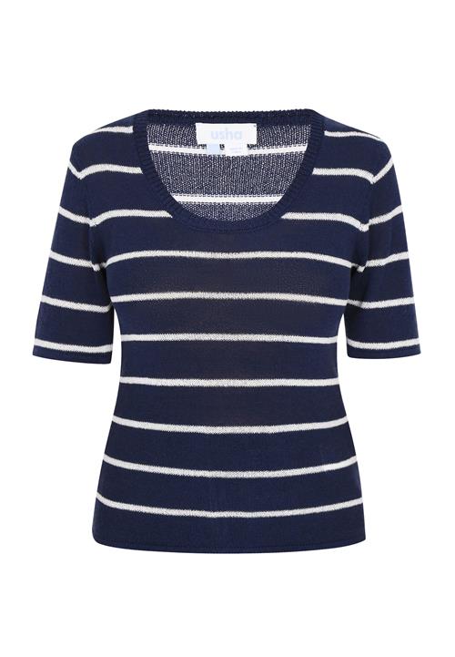 usha BLUE LABEL Pullover  navy / hvid