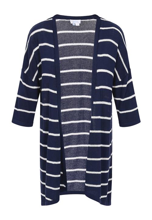 usha BLUE LABEL Cardigan  navy / hvid