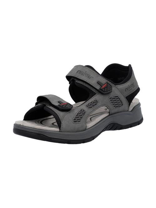 Rieker Trekkingsandaler  grå / sort