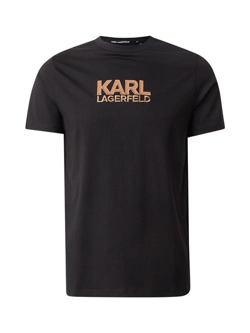 Karl Lagerfeld Bluser & t-shirts  brun / sort