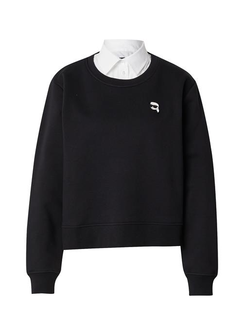 Karl Lagerfeld Sweatshirt 'IKON'  sort / offwhite