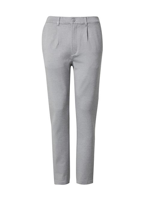 Kronstadt Bukser med lægfolder 'Club'  lysegrå
