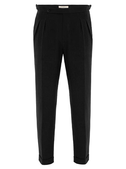 Antioch Bukser med lægfolder  sort