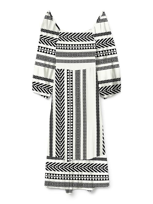 VERO MODA Kjole 'VMDICTHE'  sort / hvid