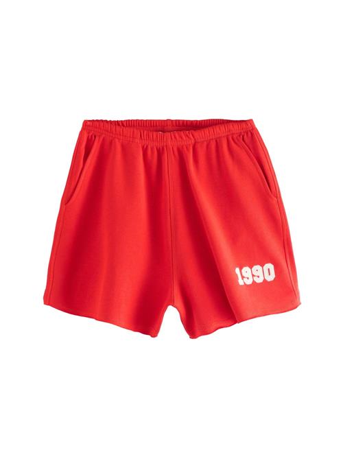 Next Bukser  knaldrød / hvid