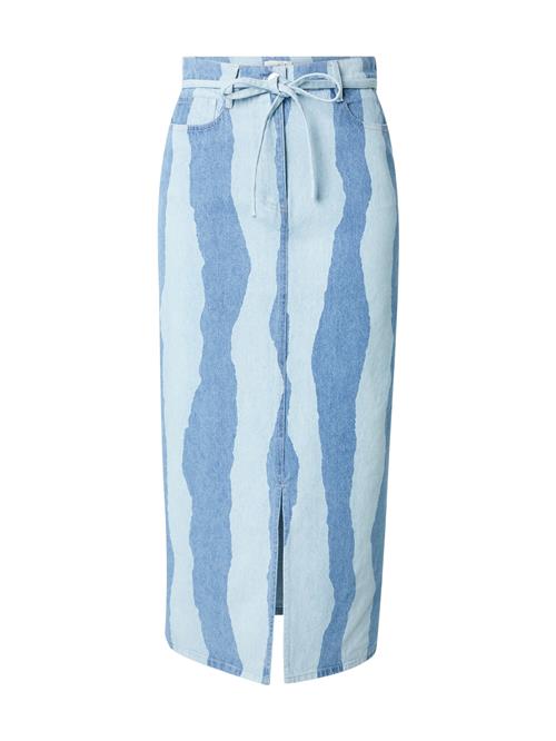 SOAKED IN LUXURY Nederdel 'Maisa'  blue denim / lyseblå