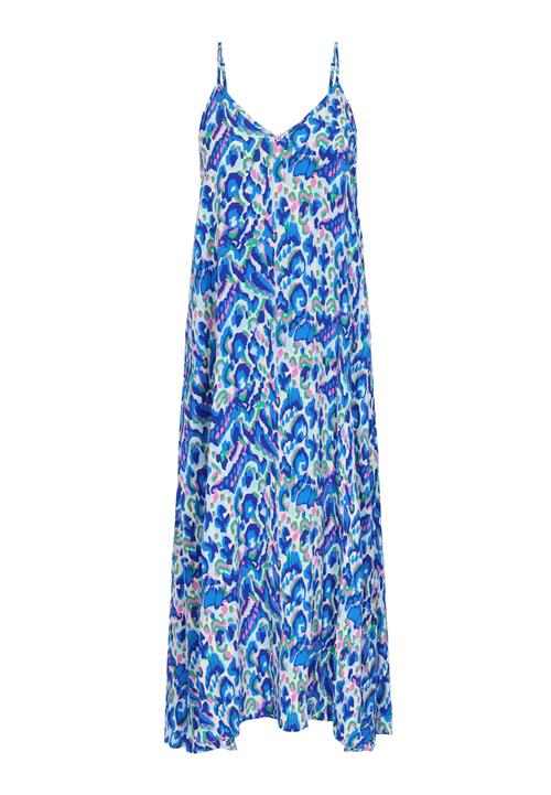 MYMO Sommerkjole  blå / lime / lys pink / hvid