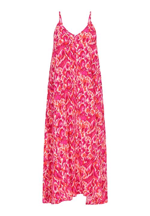 MYMO Sommerkjole 'Young Fashion'  orange / lyserød / mørk pink / hvid