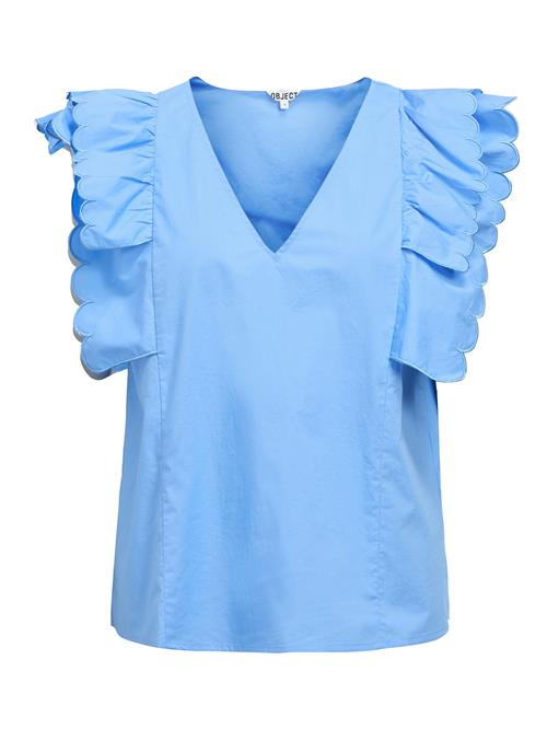 OBJECT Bluse 'OBJHOPE PAPAYA'  lyseblå