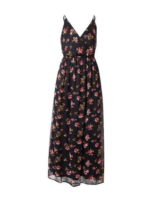 VERO MODA Kjole 'VMSMILLA'  oliven / gammelrosa / cranberry / sort