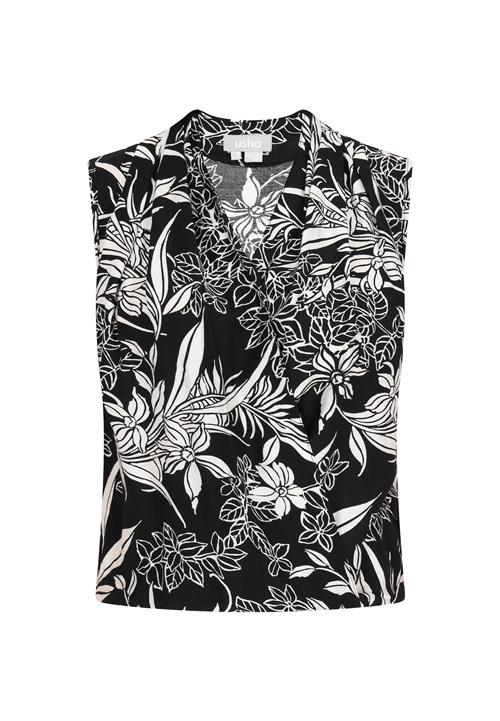 Usha Bluse 'Fashion Look'  sort / hvid