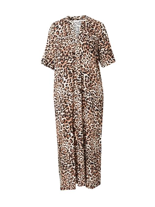 b.young Kjole 'MMMJOELLA'  beige / brun / sort