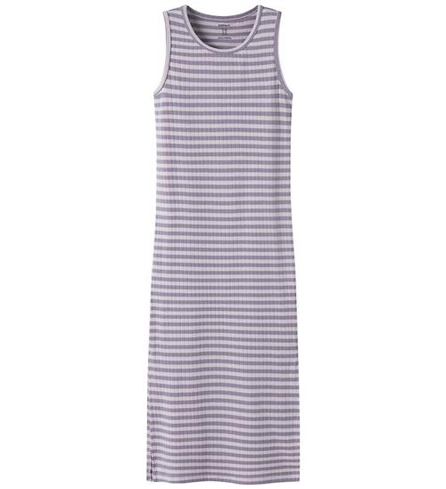 Name It Kjole - Rib - Noos - NkfSuraja - Lavender Fog/W. Lavende