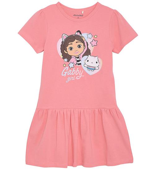 Minymo Kjole - Gabby's Dollhouse - Strawberry pink