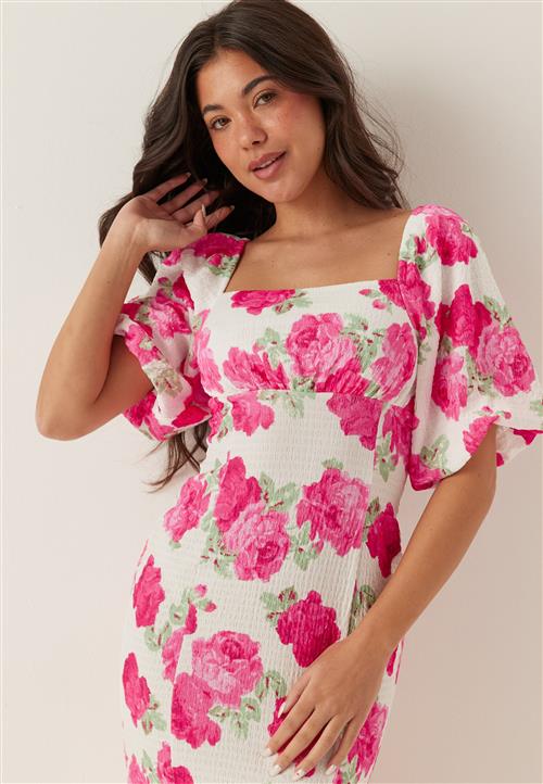 BUBBLEROOM Volume Sleeve Midi Dress