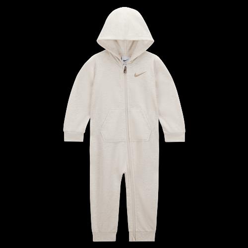 Nike Essentials-heldragt med hætte til babyer - brun