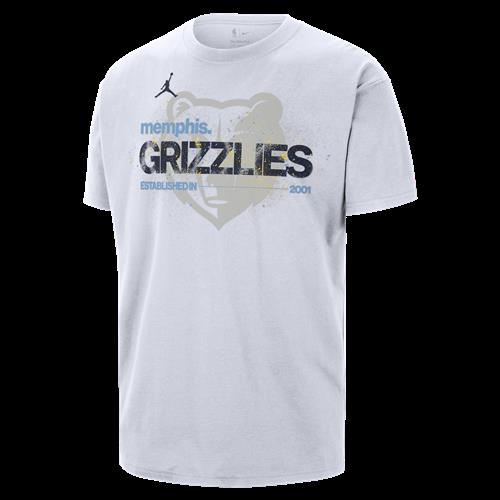 Memphis Grizzlies Courtside Jordan '85 NBA Statement-T-shirt til mænd - hvid