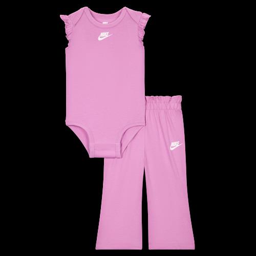 Nike-bukser med papirpose i taljen i 2 dele til babyer (3-6 mdr.) - lilla