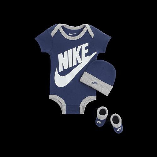 Nike-sæt i tre dele til babyer (0-6 M) - blå
