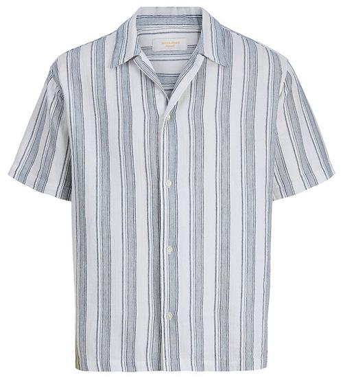 Jack & Jones Skjorte - JorNantucket - Sky Captain/Stripes