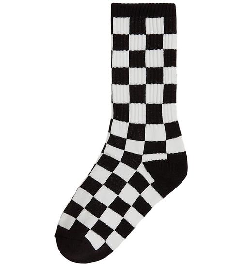 Vans Strømper - Checkerboard Crew - Black/White