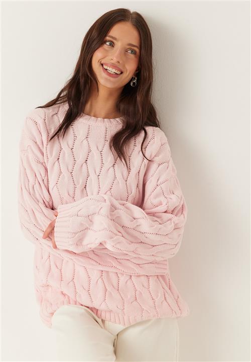 BUBBLEROOM Cable Knitted Sweater