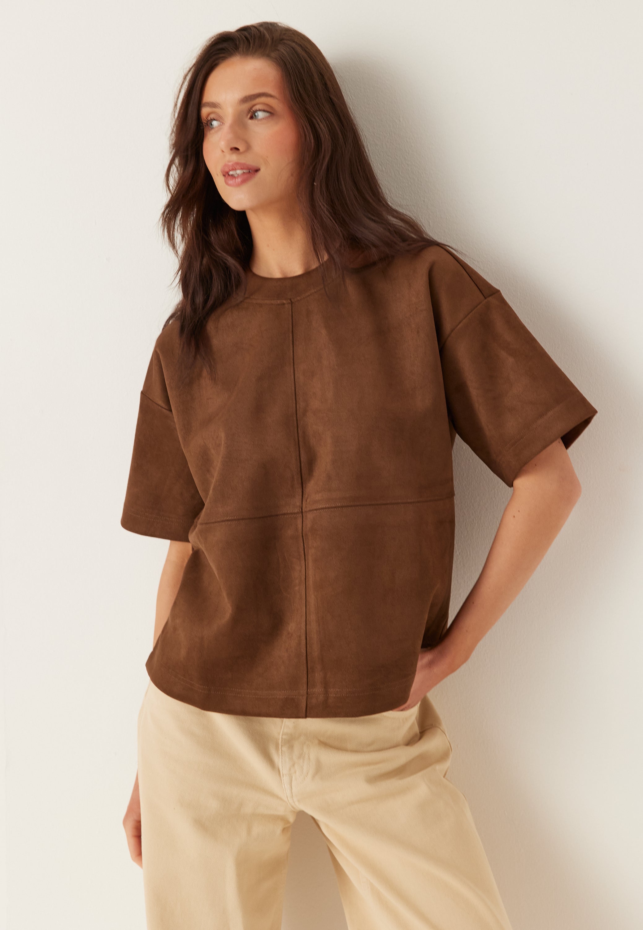 Pieces Pcgertu Ss Boxy Tee