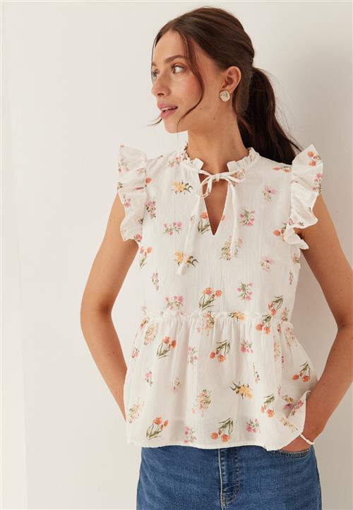 Pieces Pcemma Sl Top Wvn Noos