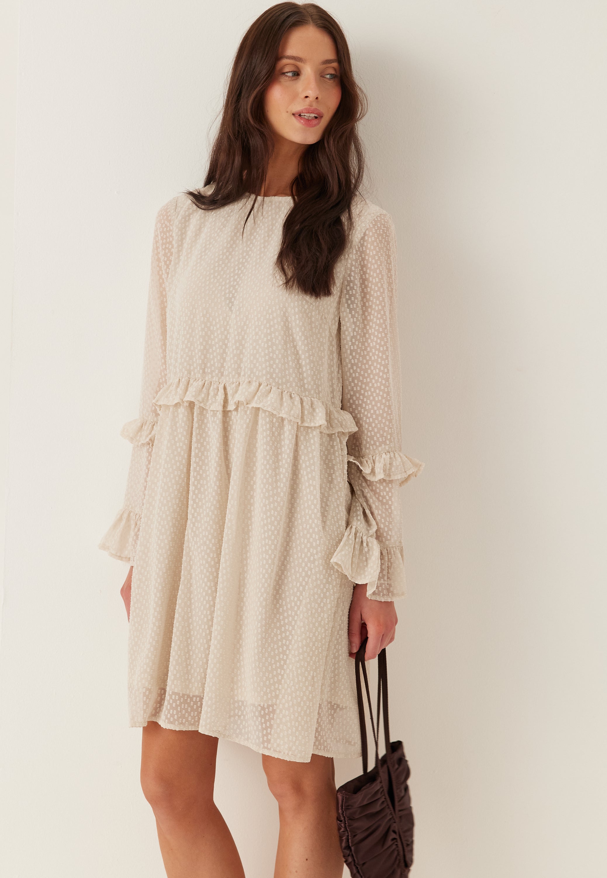 Pieces Pcbabette Ls Dress