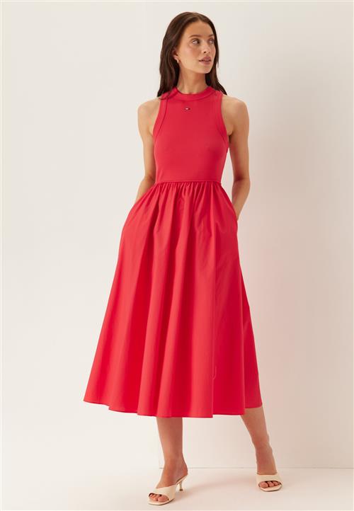 TOMMY JEANS Tjw Rib Poplin Tank Dress Ext