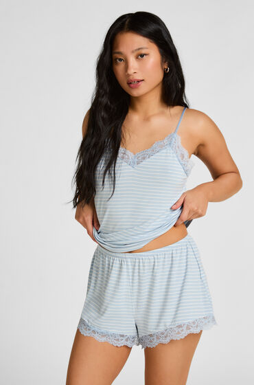 Hunkemöller Pyjamas Sæt Nana Blå