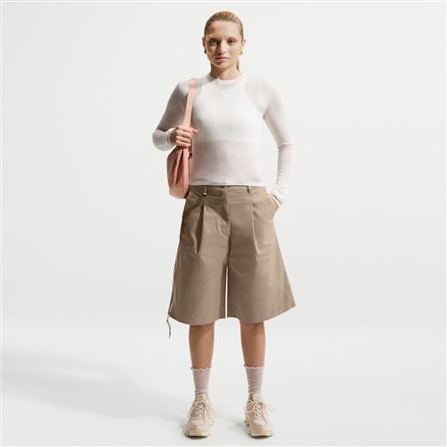 Nike Airreverent-shorts med lav talje til kvinder - brun