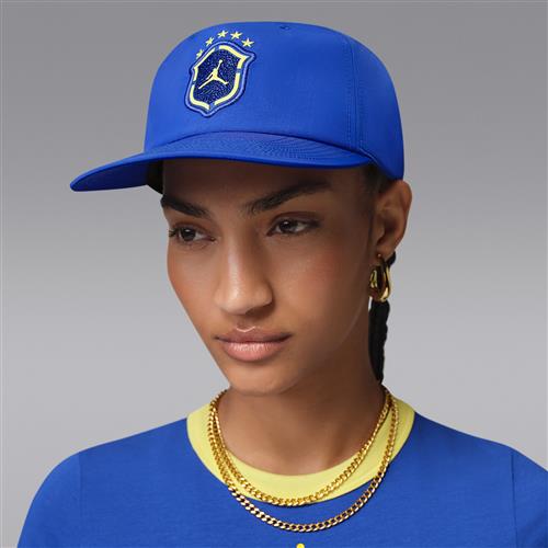 Ustruktureret Jordan Pro-kasket med flad skygge - blå