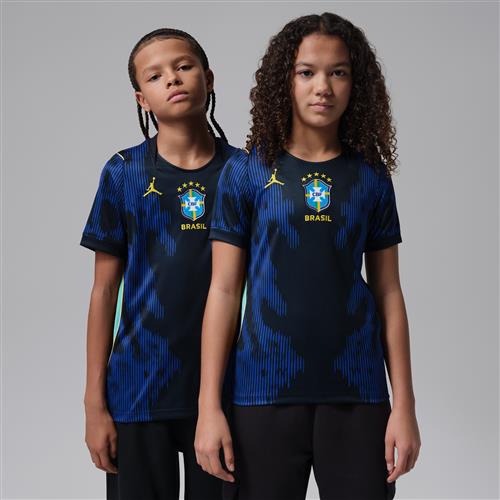 Brazil 2026 Stadium Away Jordan Dri-FIT Football-trøje til større børn - blå