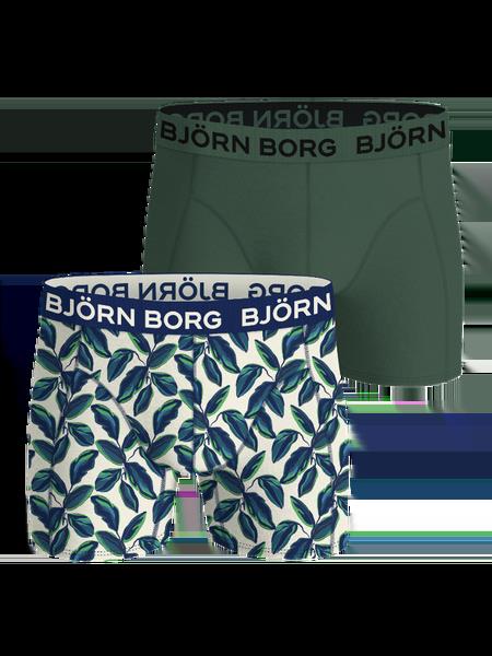 Björn Borg Bamboo Cotton Blend Boxers 2-pack Grøn, L