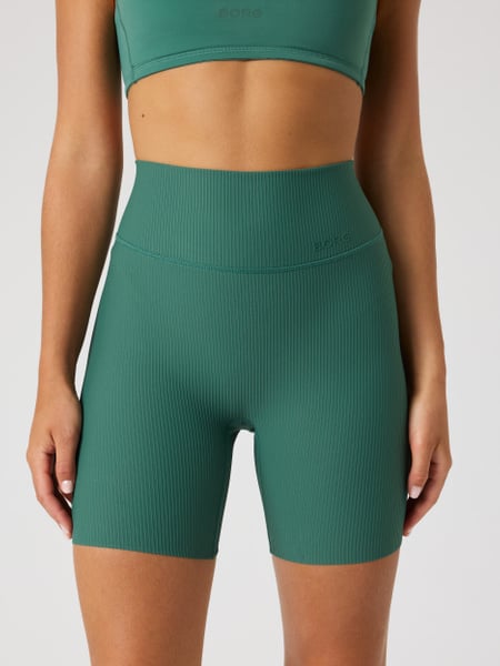 Björn Borg Studio Ribbed Shorts Grøn, M