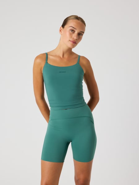 Björn Borg Studio Soft Cropped Tank Top Grøn, XS