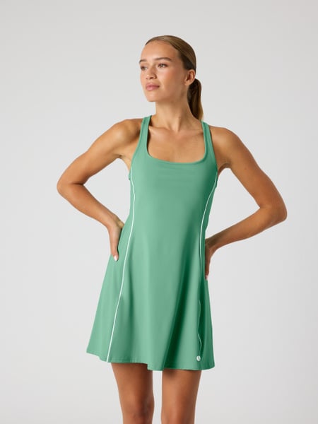 Björn Borg Ace Scooped Racerback Dress Grøn, XS