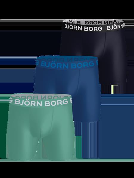 Björn Borg Sports Microfiber Boxers 3-pack Blå, XXL