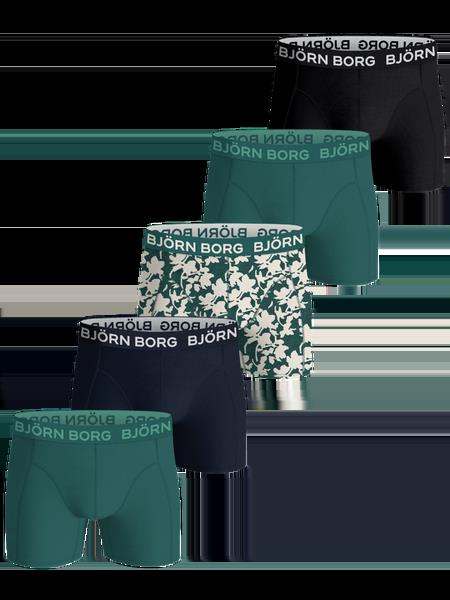 Björn Borg Cotton Stretch Boxers 5-pack Sort, 170