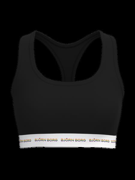 Björn Borg Logo Soft Top Sort, XS