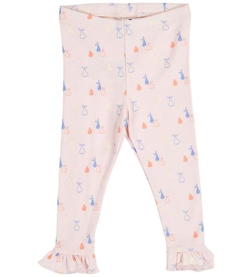 Müsli Leggings - Rib - Picnic Frill - Primrose/Shell Blue/Tofu