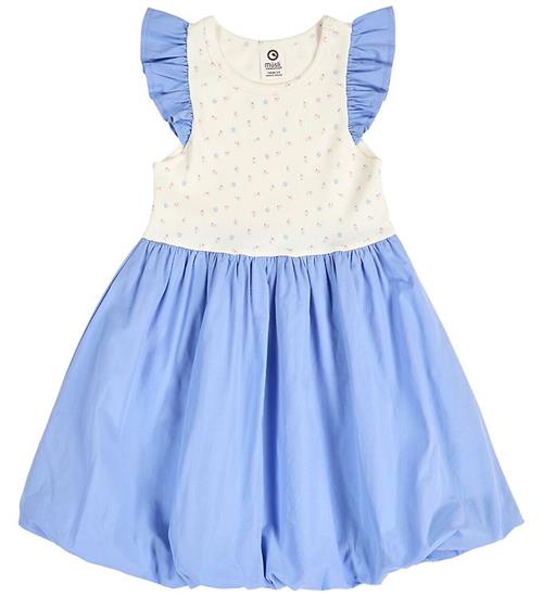 Müsli Kjole - Spring Frill Bubble - Tofu/Nectar/Shell Blue